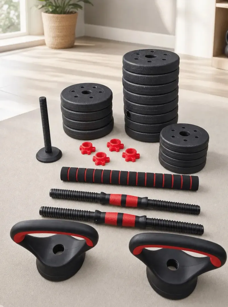 Kit Halteres, barra e kettlebell - Sua academia em casa - Imagem 3