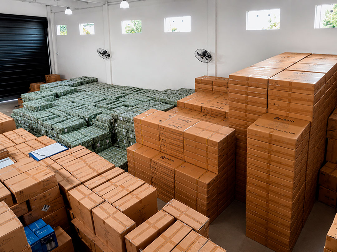 Centro de distribuição da Avith Importadora em Presidente Prudente